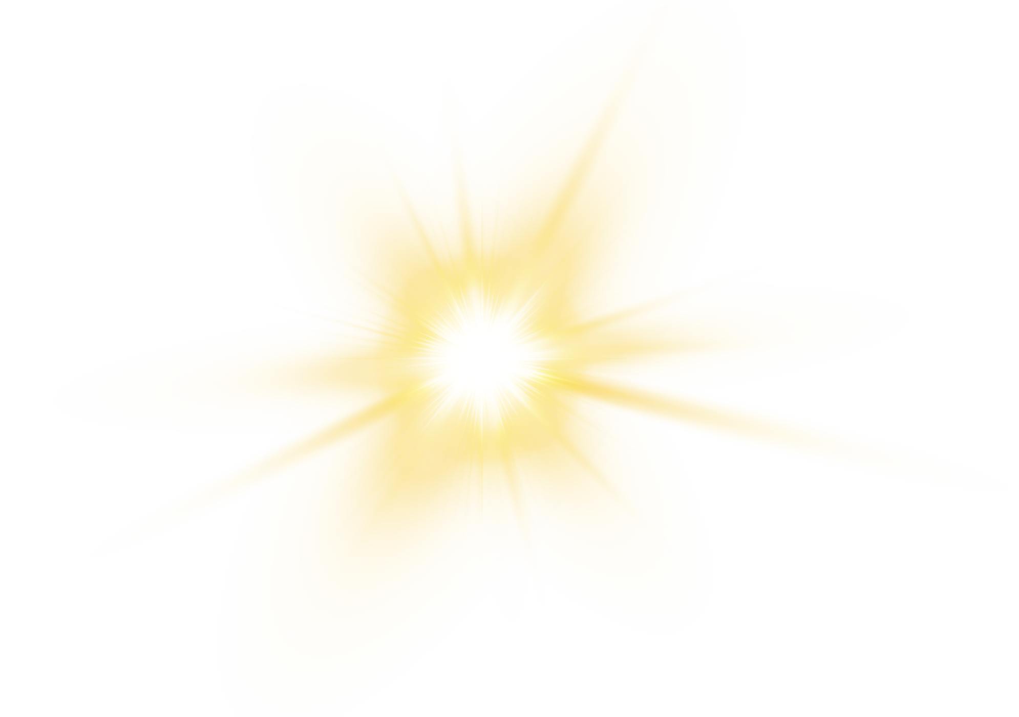 Bright Yellow Shining Sun Isolated on Transparent Background. Glow Light Effect. Vector Illustration